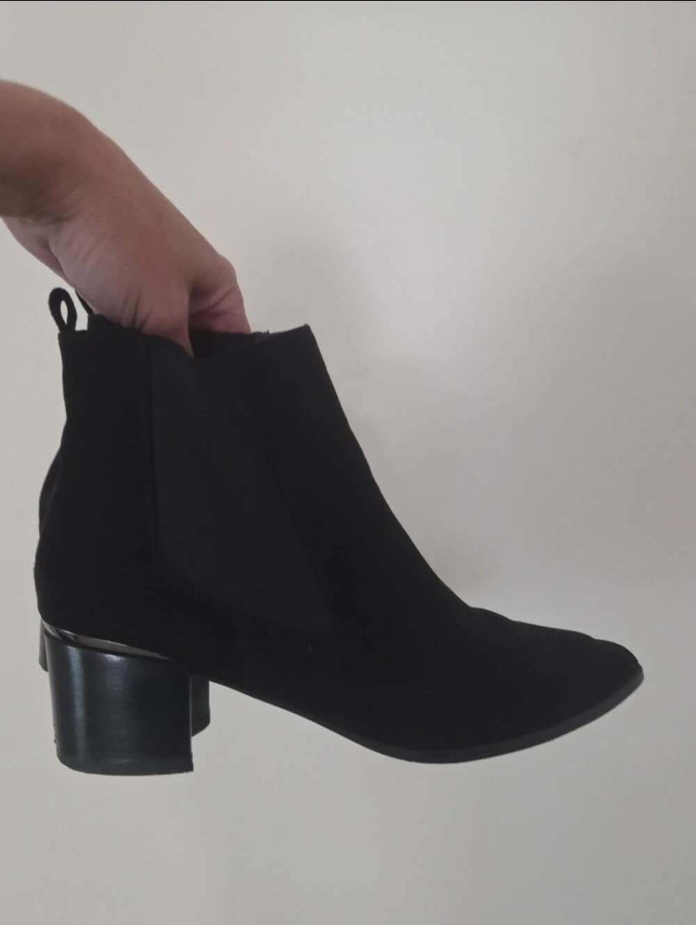 Nine west Black Ankle Boots Size 10 Excellent Pre-owned Condition